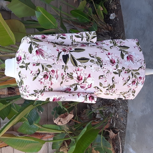 White House Black Market pink floral dress size 4 - Picture 3 of 12
